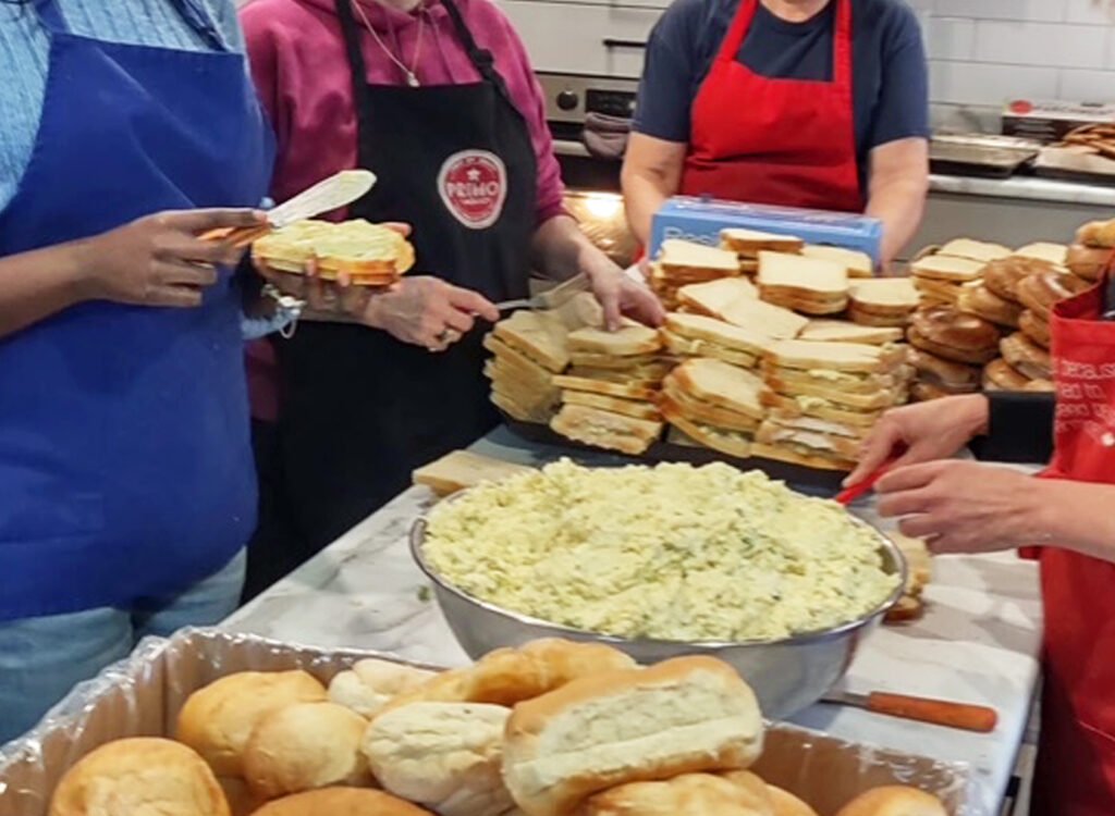 Provide bread which is used to make Sandwiches for homeless